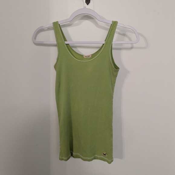 Hollister Women's Green Tank Top - Picture 1 of 4